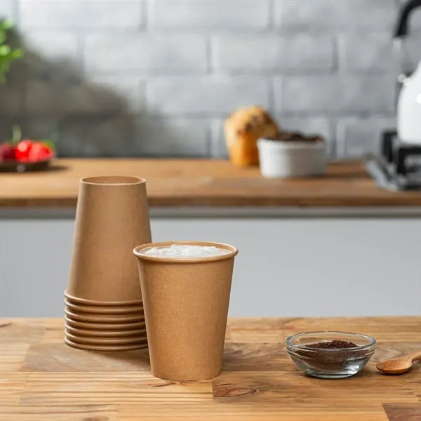 16 oz Kraft Disposable Paper Cup Unbleached Eco-Friendly