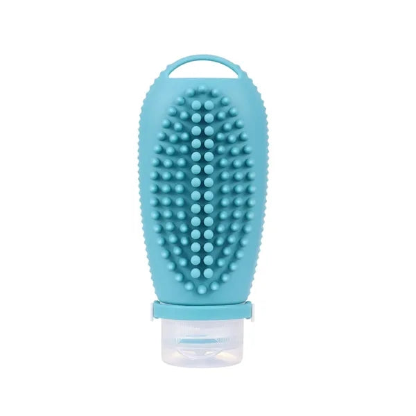Travel Toiletry Bottle with Brush