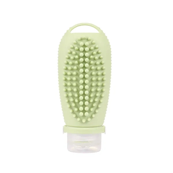 Travel Toiletry Bottle with Brush
