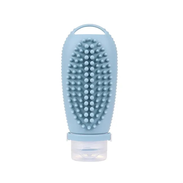 Travel Toiletry Bottle with Brush