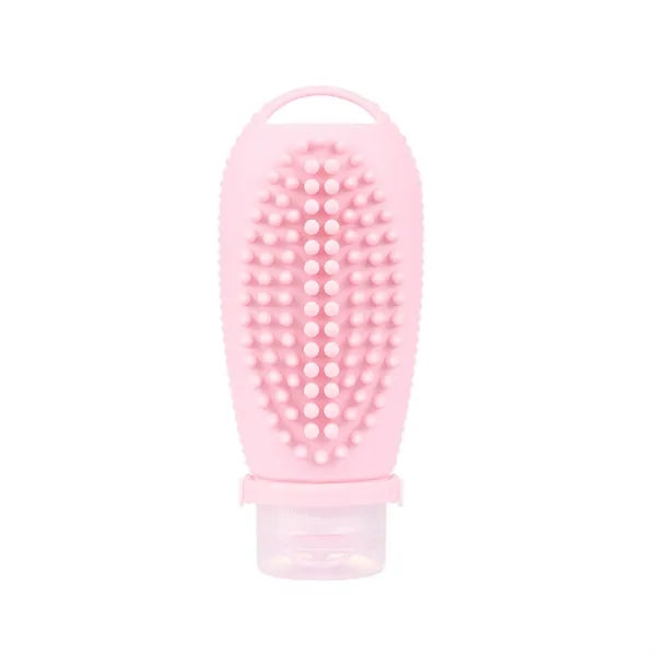 Travel Toiletry Bottle with Brush