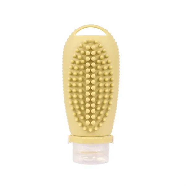 Travel Toiletry Bottle with Brush