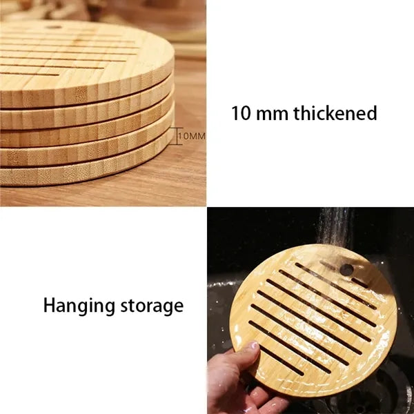 Natural Bamboo Trivet Mat