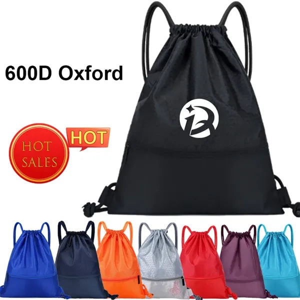 600D Oxford Fabric Drawstring Backpack