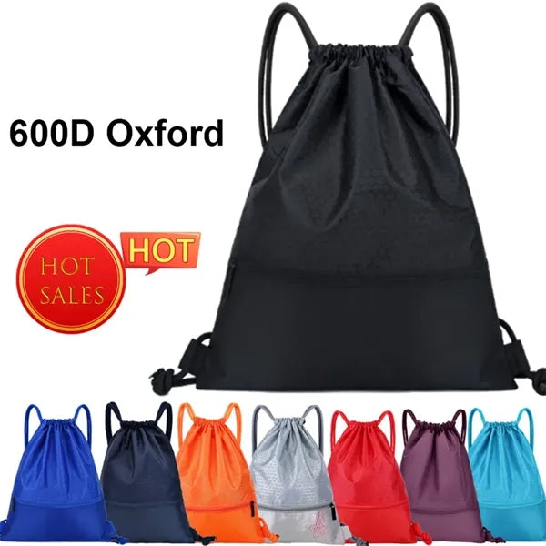 600D Oxford Fabric Drawstring Backpack