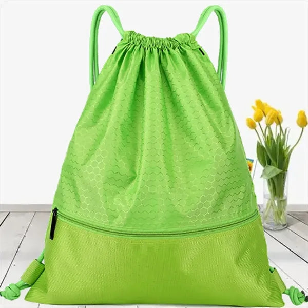 600D Oxford Fabric Drawstring Backpack
