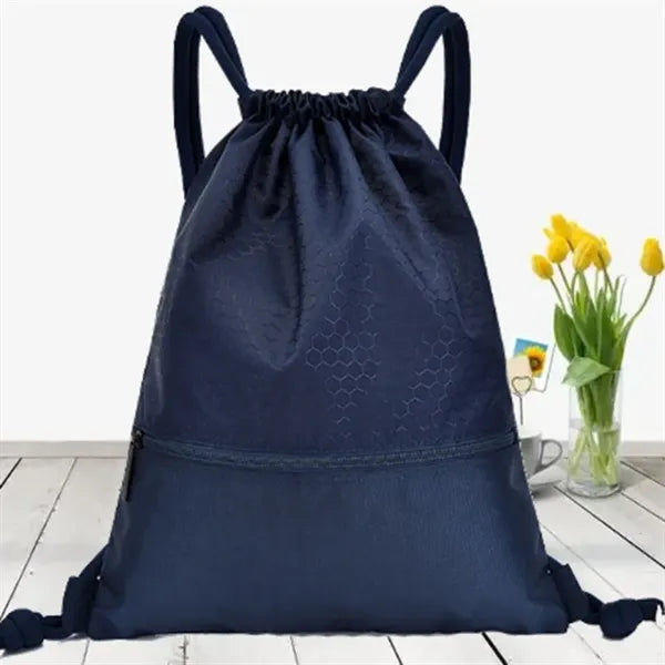 600D Oxford Fabric Drawstring Backpack