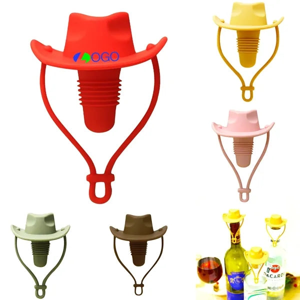 Funny Hat Shaped Silicone Wine Stopper