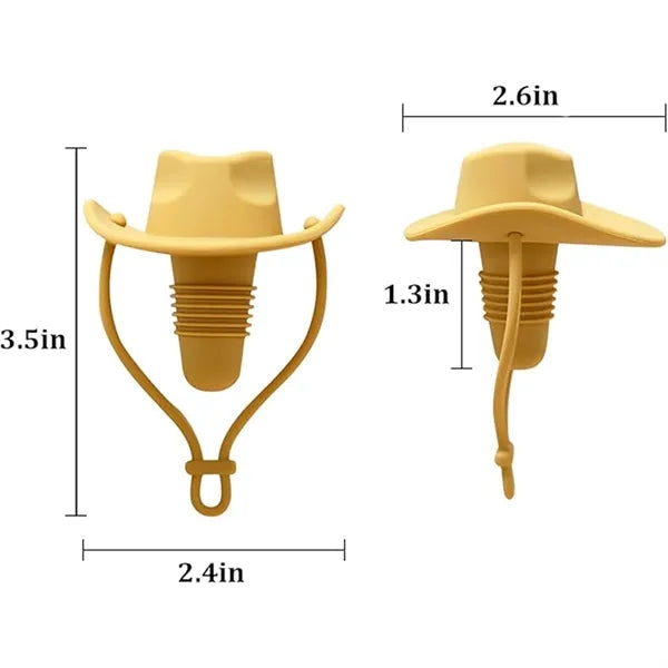 Funny Hat Shaped Silicone Wine Stopper