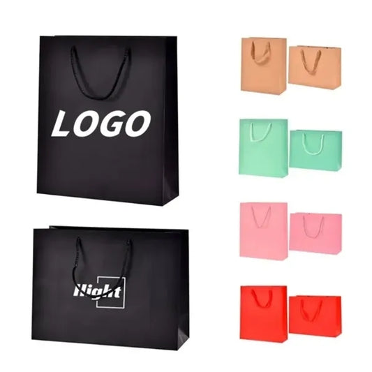 Matte Laminated Paper Shopping Bag