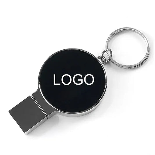 Personalized Metal Usb Flash Drive With Led Light