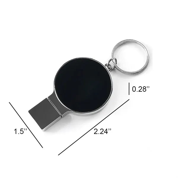 Personalized Metal Usb Flash Drive With Led Light