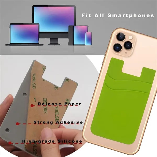 Cell Phone Card Holder Stick On