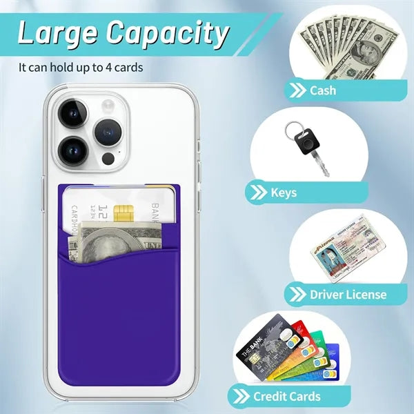 Cell Phone Card Holder Stick On