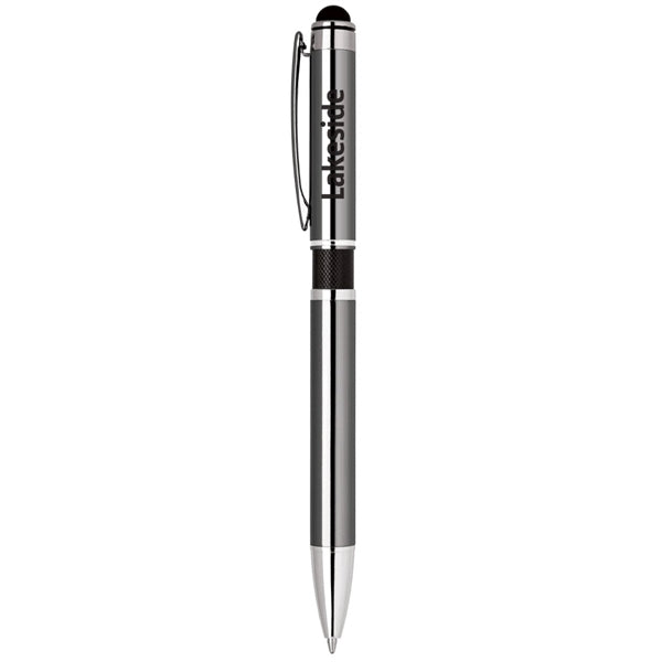 Aluminum Click Action Stylus Ballpoint Pen