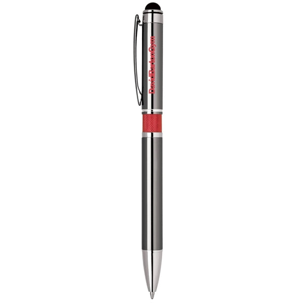 Aluminum Click Action Stylus Ballpoint Pen