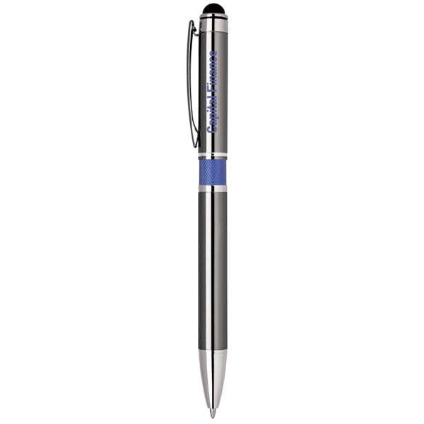 Aluminum Click Action Stylus Ballpoint Pen