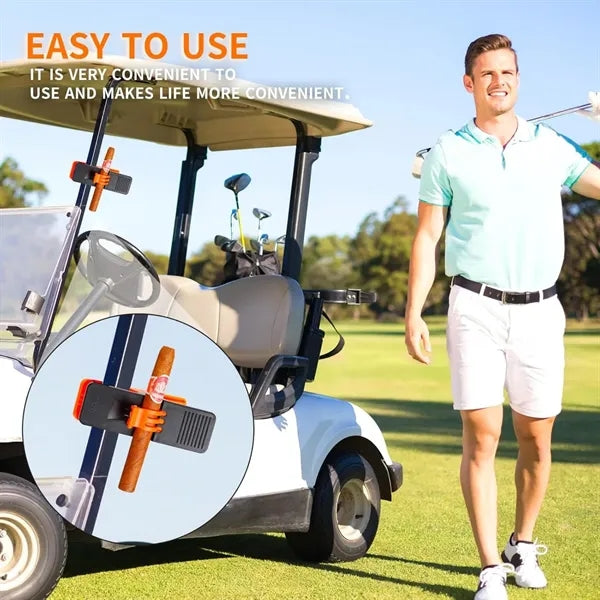 Holde Golf Cart Cigar Holder Clip