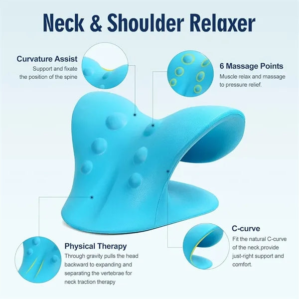 Neck And Shoulder Relaxer Pillow