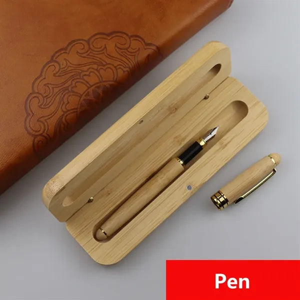 Wood Pen Case Box Set