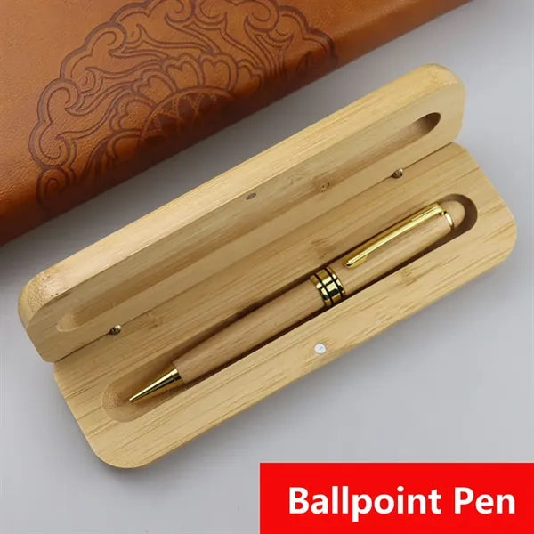 Wood Pen Case Box Set