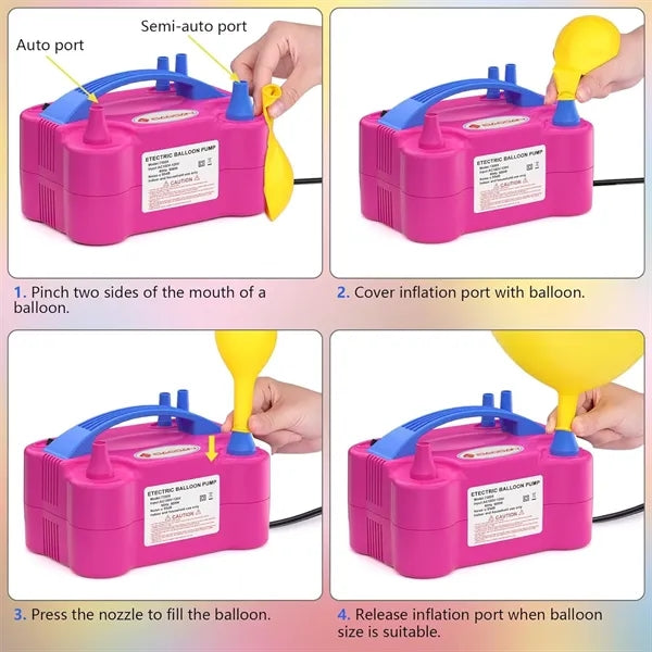 Portable Electric Balloon Blower Machine