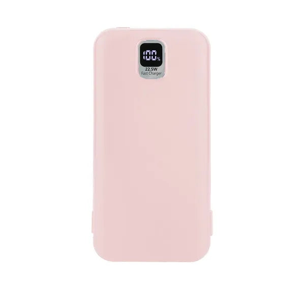 10,000mAh Fast Charging Power Bank with Foldable Wall Plug