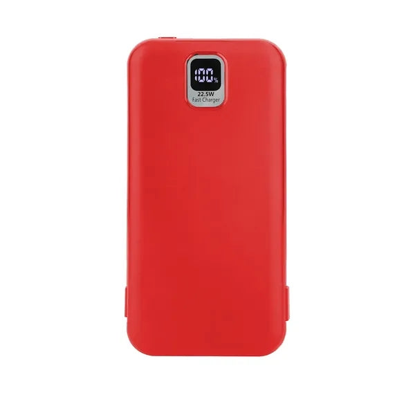 10,000mAh Fast Charging Power Bank with Foldable Wall Plug