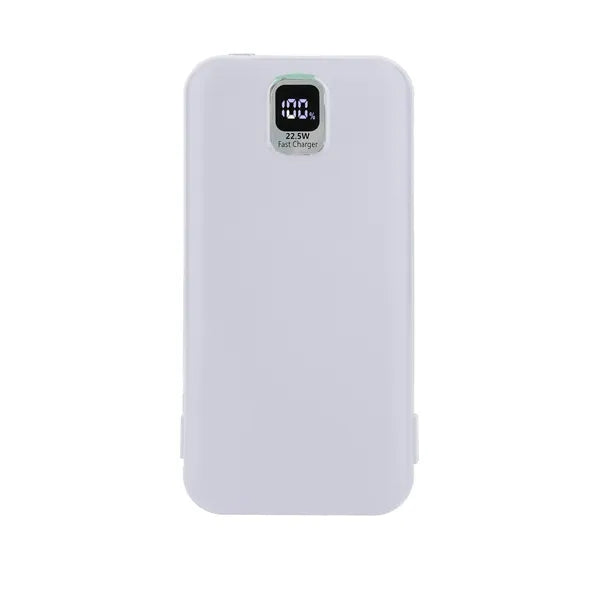 10,000mAh Fast Charging Power Bank with Foldable Wall Plug