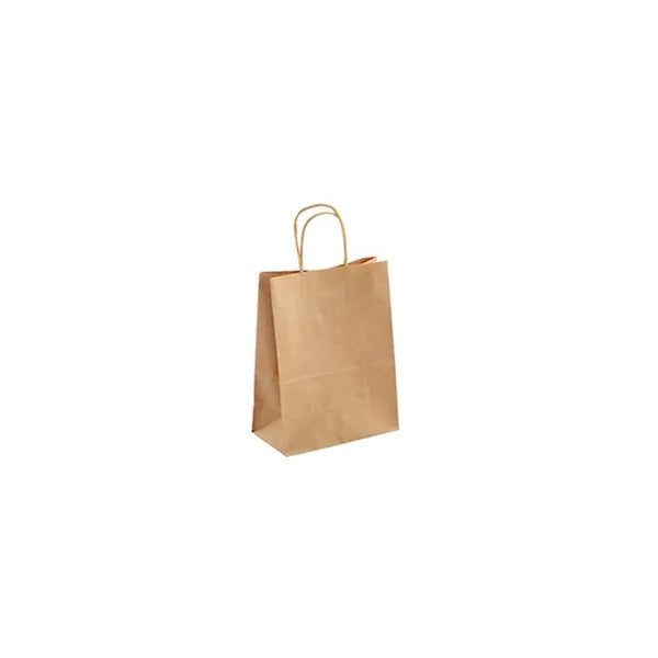 Kraft Paper Shopping Bag in Multiple Sizes 8.25"x3.25"x5.25"