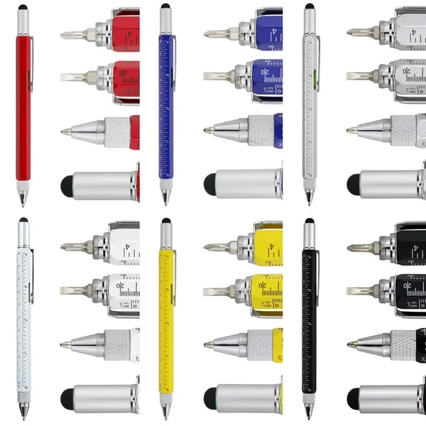 6-in-1 Aluminum Multi-Tool Pen Set