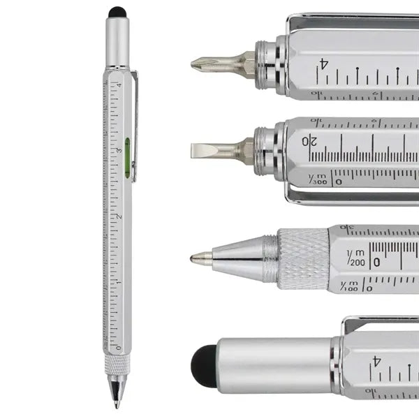 6-in-1 Aluminum Multi-Tool Pen Set