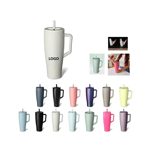 40 OZ Leak Proof On the Go Insulated Bottle with Handle and