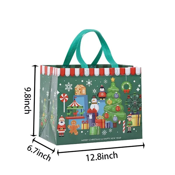 Christmas Non-Woven Environmental Gift Shopping Bags