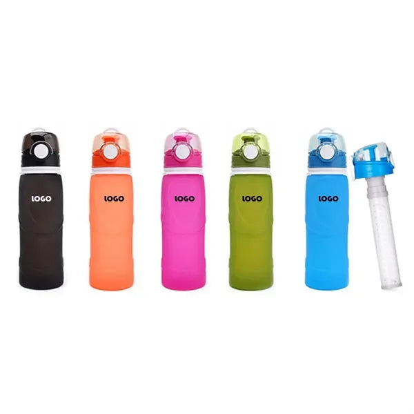 Food Grade Silicone Activated Carbon Filter Water Bottle