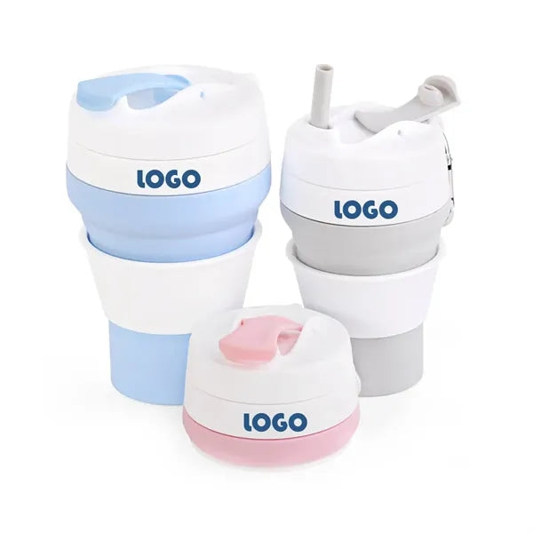 Silicone Foldable Camping Trip Eco-Friendly Coffee Cup