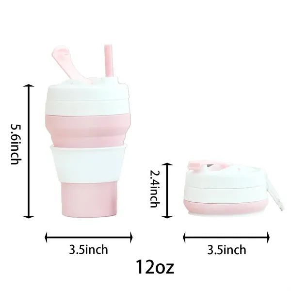 Silicone Foldable Camping Trip Eco-Friendly Coffee Cup