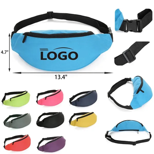 Full Color Outdoor Sports Canvas Waist Bag