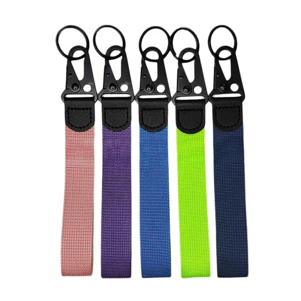 Nylon Backpack Wristband Keychain