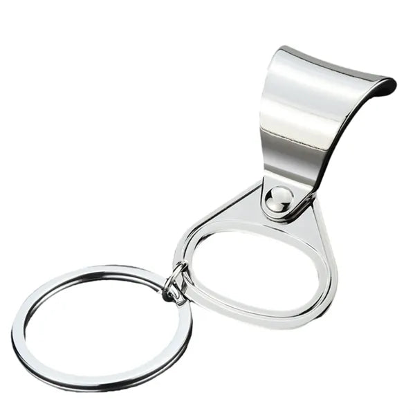 Pull-Ring Shaped Soda and Beer Bottle Opener Keyring