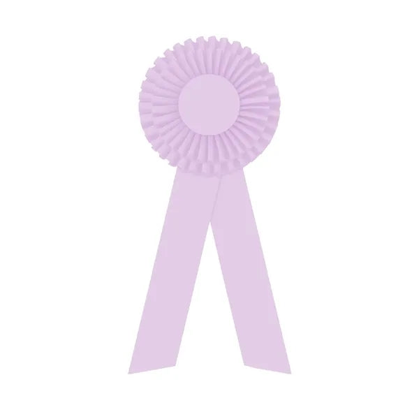 5" Double Rosette 12" long w/2 Streamers