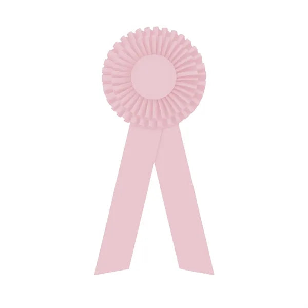 5" Double Rosette 12" long w/2 Streamers