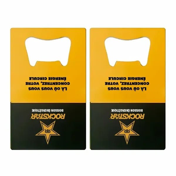 Two-Tone Card Bottle Opener