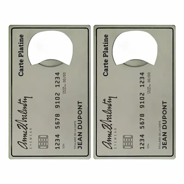 Platinum Card Shaped Bottle Opener