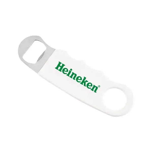 White Hand Grip Flat Bottle Opener