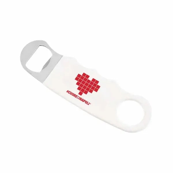 White Hand Grip Flat Bottle Opener