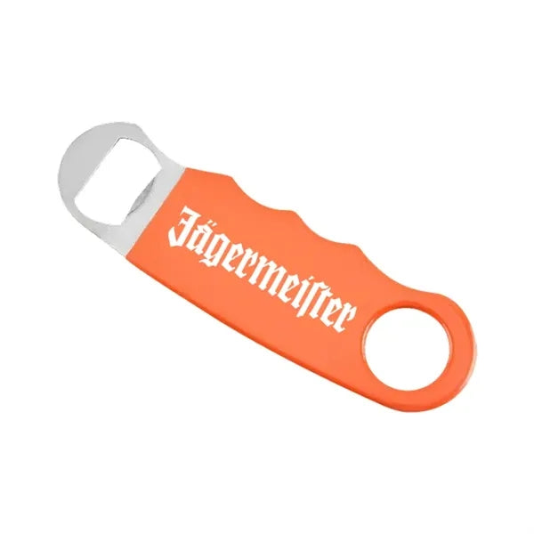 Orange Hand Grip Flat Bottle Opener