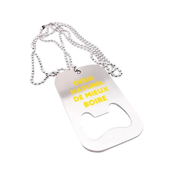 Dog Tag Bottle Opener