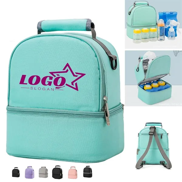 New Diaper Backpack with Insulated Cooler Compartment