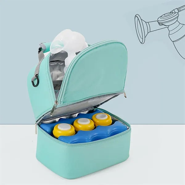 New Diaper Backpack with Insulated Cooler Compartment